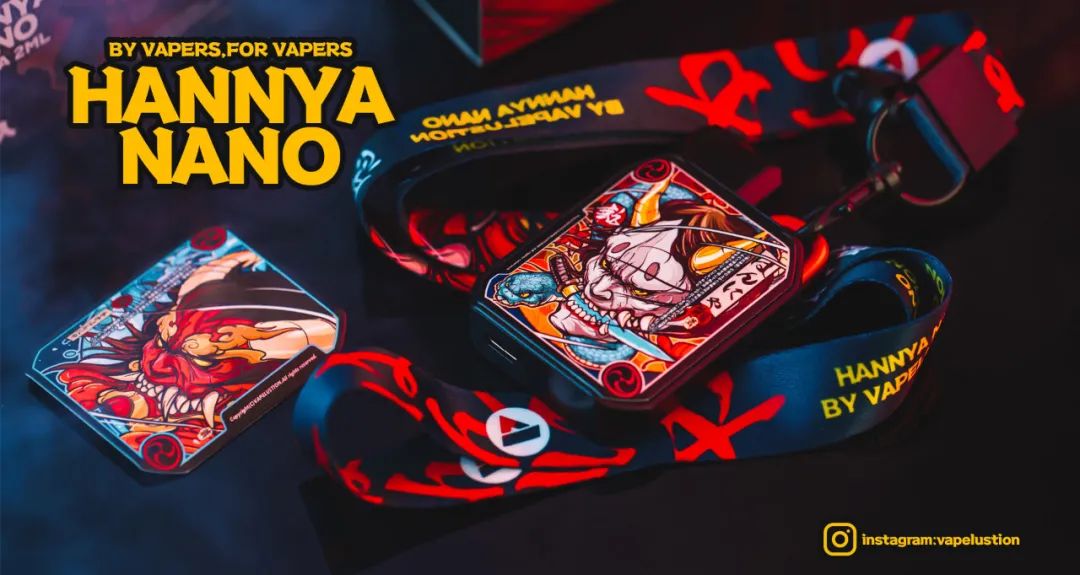 Vapelustion Hannya Nano 般若系列电子烟，视频与图片赏析！