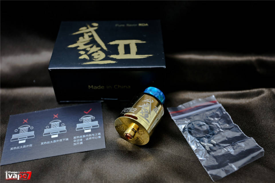 武士道2滴油雾化器电子烟大烟雾评测-一匹暴烈的千里马-文章实验基地