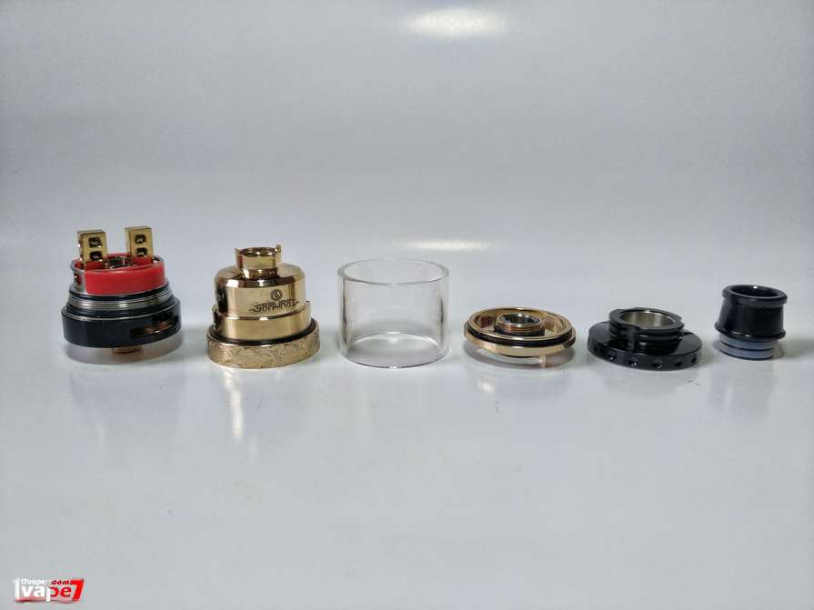 Samurai RTA 将军-高颜值双发储油电子烟雾化器。