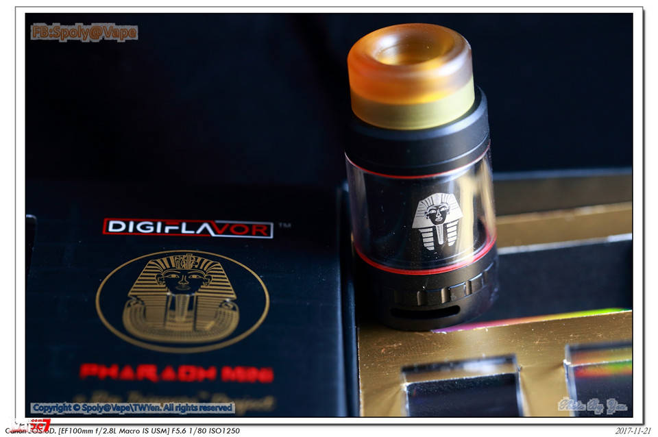 大胡子法老储油雾化器–Digiflavor Pharaoh Mini RTA