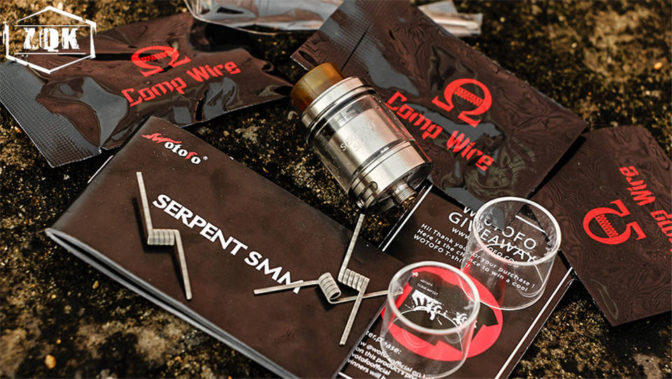 SERPENT SMM RTA傻妹妹储油雾化器体验-电子烟设备评测