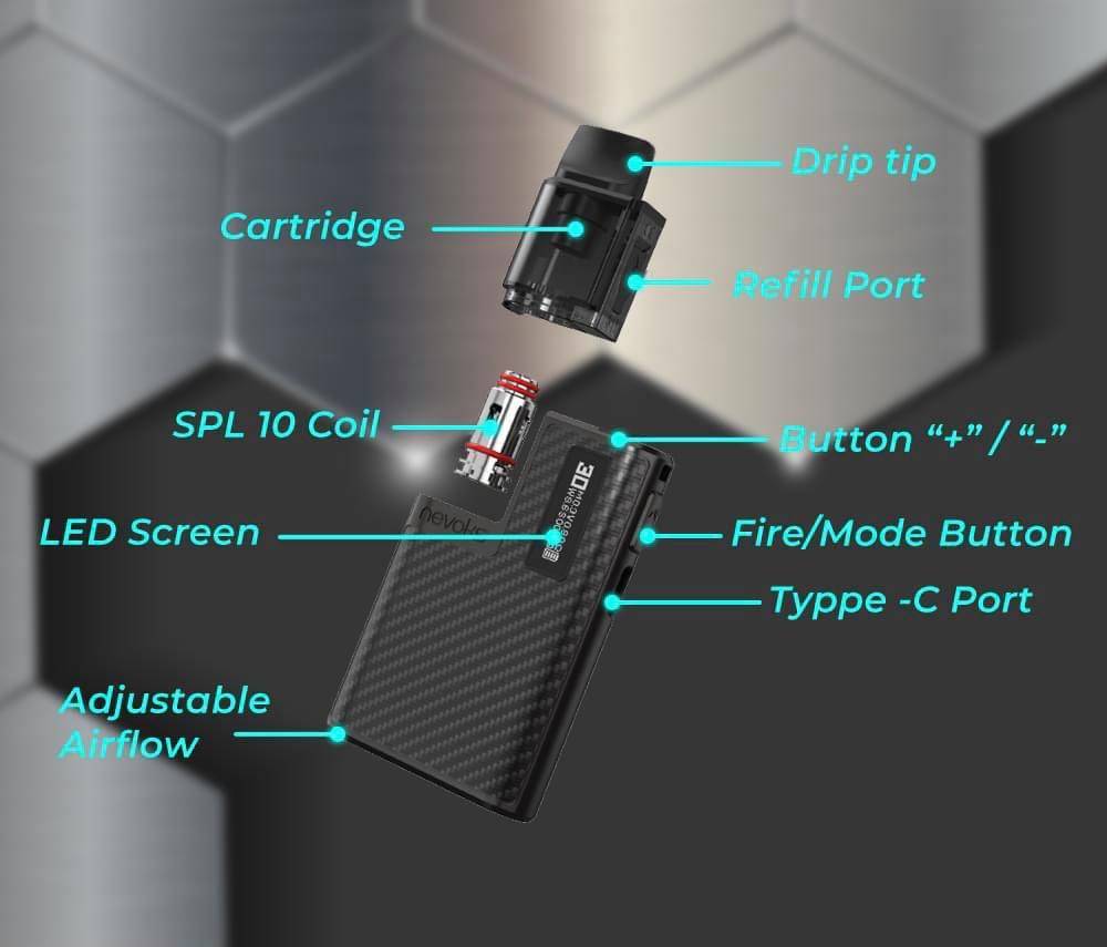 菲林佩奇30W可调大烟雾设备 Nevoks pagee Pod 30W